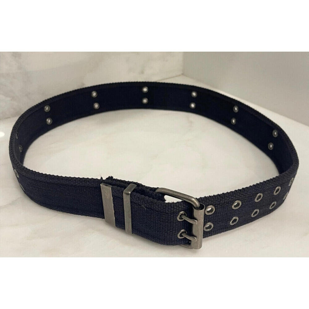 Canvas Belt Silver Buckle Military Style for men & womenSize 26